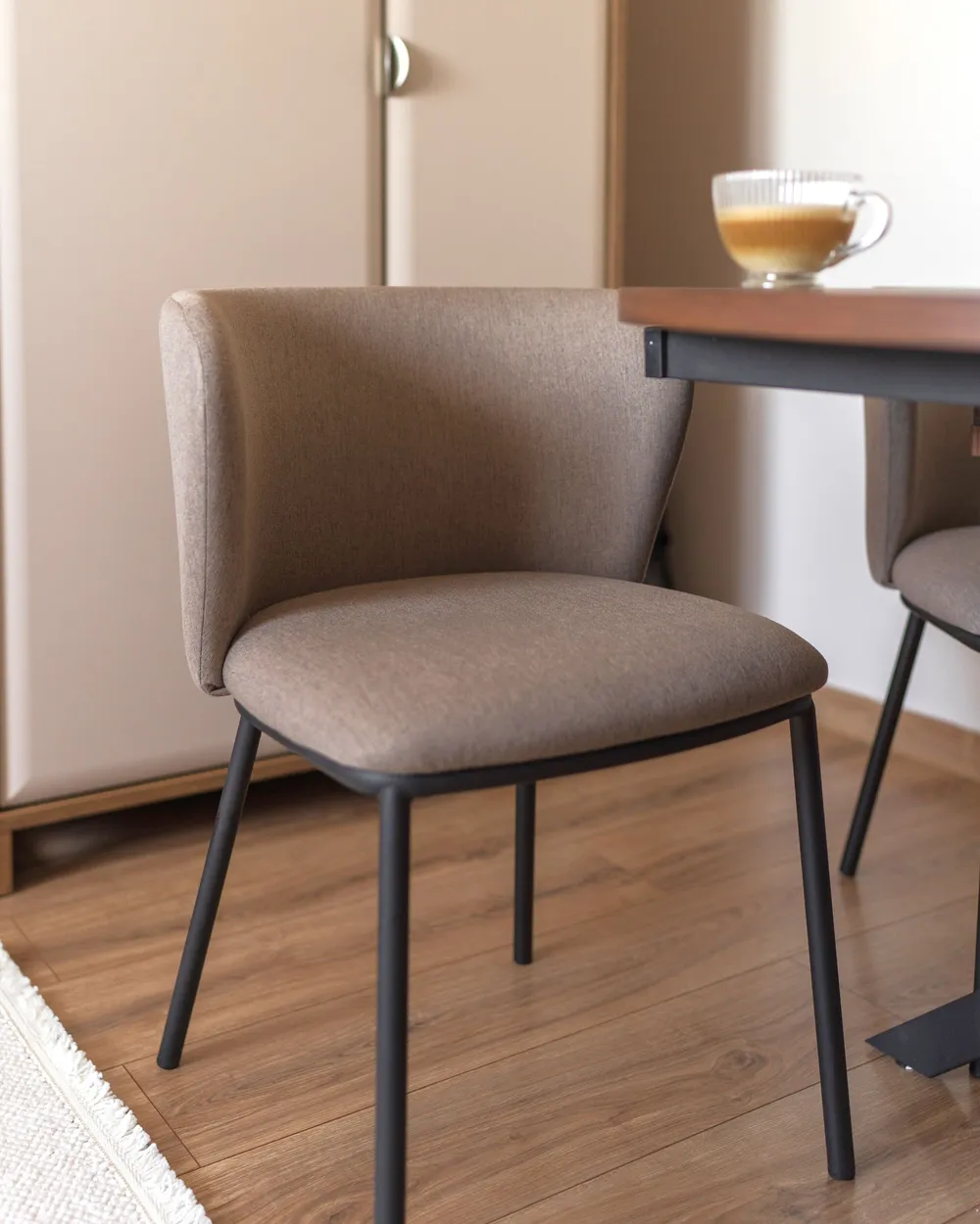 Set de 2 scaune dining MINA Taupe_1156280