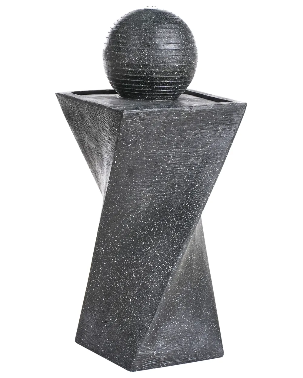 Garden Water Feature LED ACQUACHETA Graphite Grey_984393