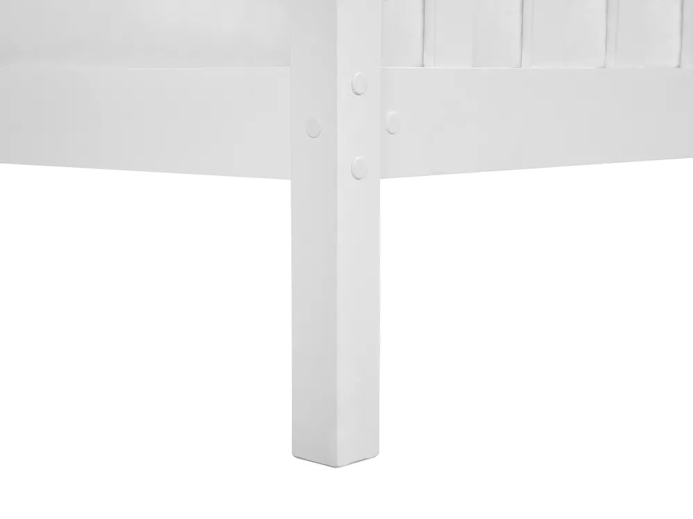 Bed Pine Wood GIVERNY 180 x 200 cm (EU Super King) White_752703