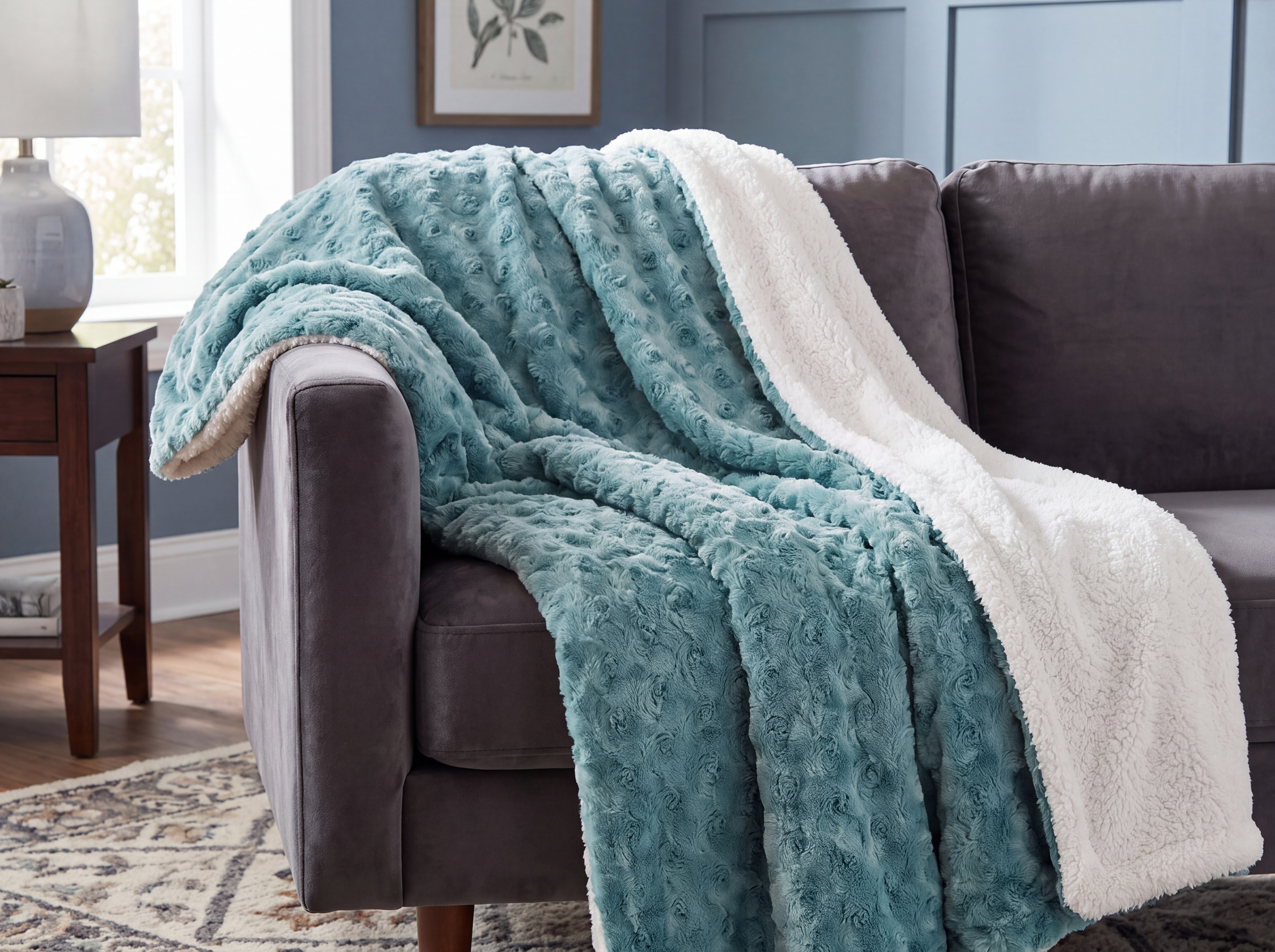 Bedspread KANDILLI 150 x 200 cm Light Green