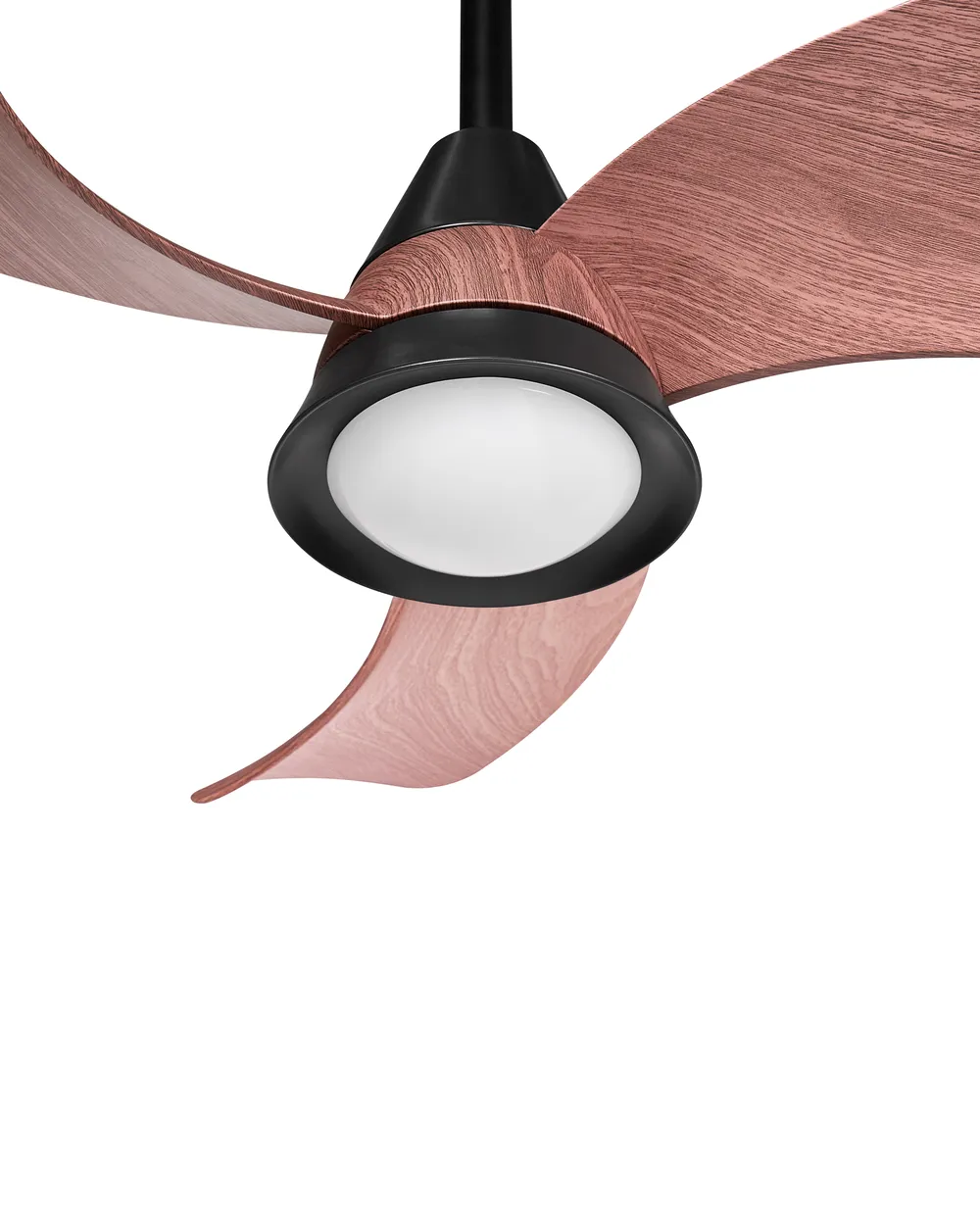 Ceiling Fan with Light HAINES with Remote LED Black_1133362