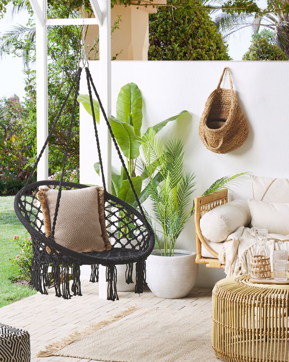Boho swinging chair online