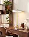 LED Table Lamp EVENLODE with Dimmer Metal White
