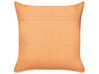 Lot de 2 coussins en coton à motif géométrique orange 45 x 45 cm HOYA_892884