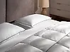 Bed Pillow ANETO High 50 x 60 cm Duck Feathers and Down White