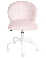 Desk Chair CHEERFUL Velvet Pastel Pink_1024965