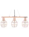 3 Light Pendant Lamp Copper ORNE_798995