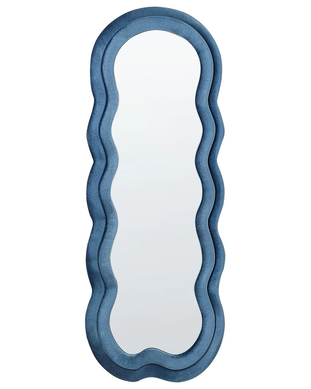 Wall Mirror LACS 57 cm 160 cm Velvet Blue_903915