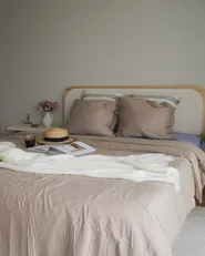 Bed Pine Wood DOSCHES 160 x 200 cm (EU King Size) Light Brown_1071952
