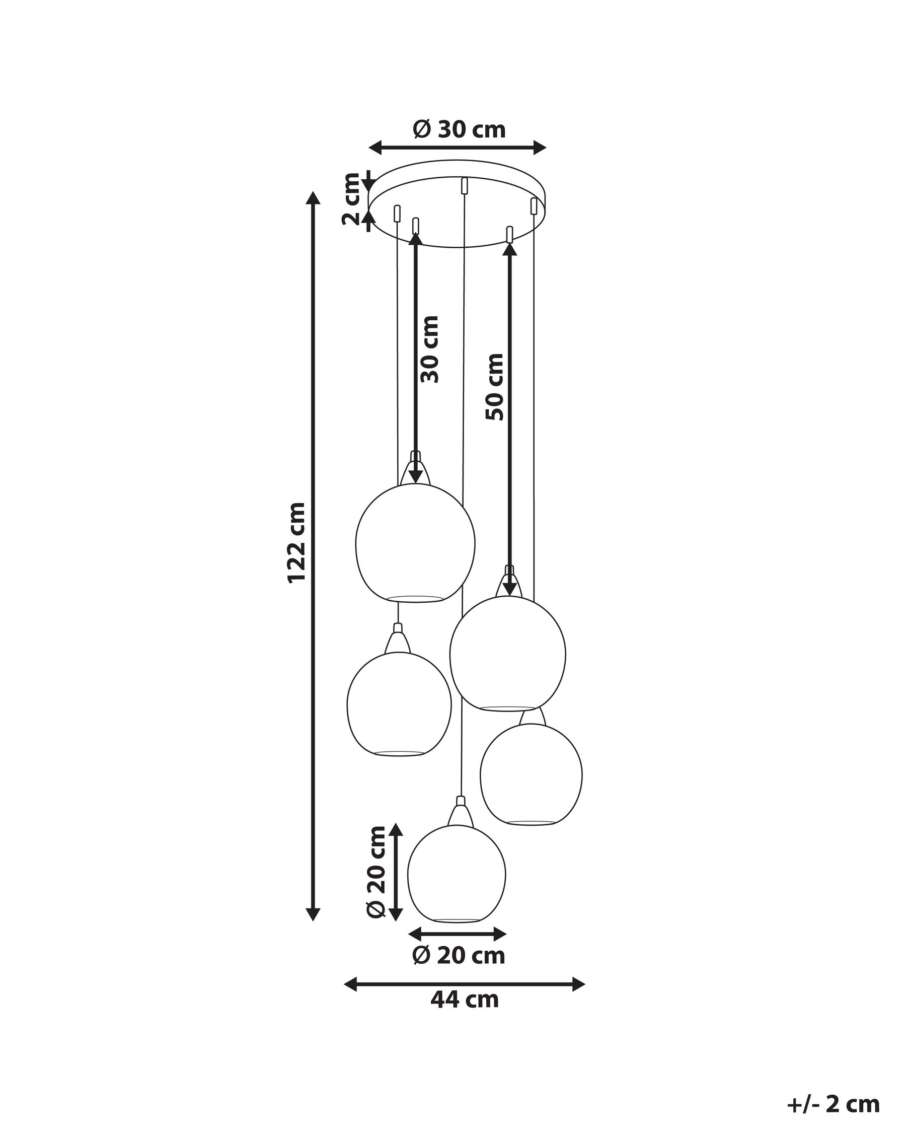 Pendant Lamp PABELLON Glass Blue_968275