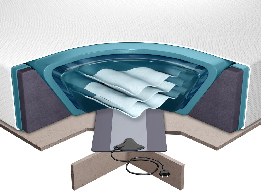 Waterbed Mattress with Accessories and Platform SOLERS 140 x 200 cm (EU Double)