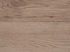 Sideboard heller Holzfarbton / schwarz 3 Schränke 3 Schubladen SYDNEY_755710