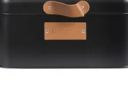 4 Piece Bread Bin and Canister Set REVERIE Iron Black_1069586