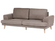 Sofa 3 Seater KILDAL Fabric Brown_1058310