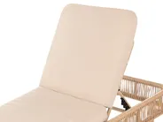 Transat avec coussin OSINI Polyrotin Beige_863887