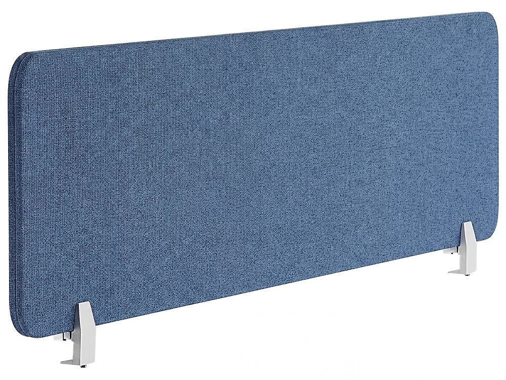 Schreibtischtrennwand WALLY 120 x 40 cm Blau