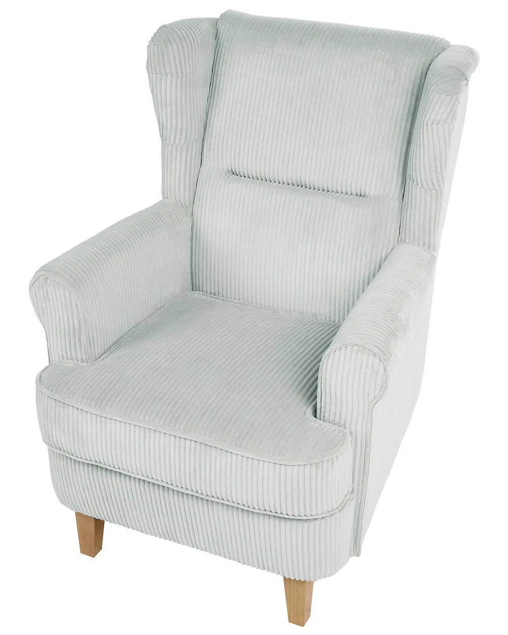 Wingback Chair ABSON Corduroy Light Blue_1186189