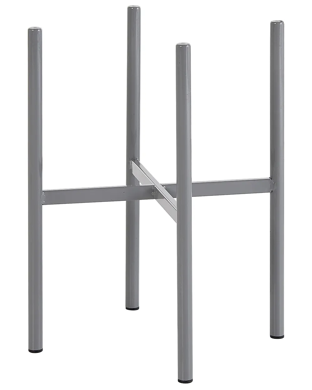 Donica na nóżkach SESLERIA 31 cm Metal Ciemnoszary_1190745