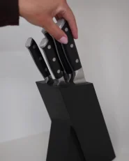 Set of 5 Knives in Block IKEDA Black_1050602