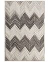 Kožený koberec 140 x 200 cm šedý AYTEPE_851040