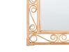 Rattan Wall Mirror 41 x 52 cm Light AMANU_894182