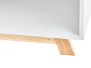 Szafka z funkcją biurka FLOMOT 80 cm 40/80 cm Składane Biały_1054052