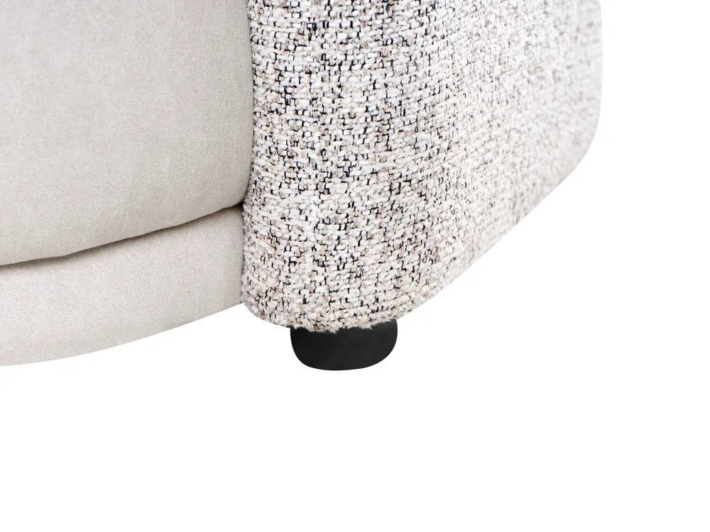 Sofa 3 Seater ROSET Fabric Light Beige_979068