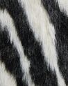 Kunstfell-Teppich Zebra schwarz / weiß 90 cm NAMBUNG_790212