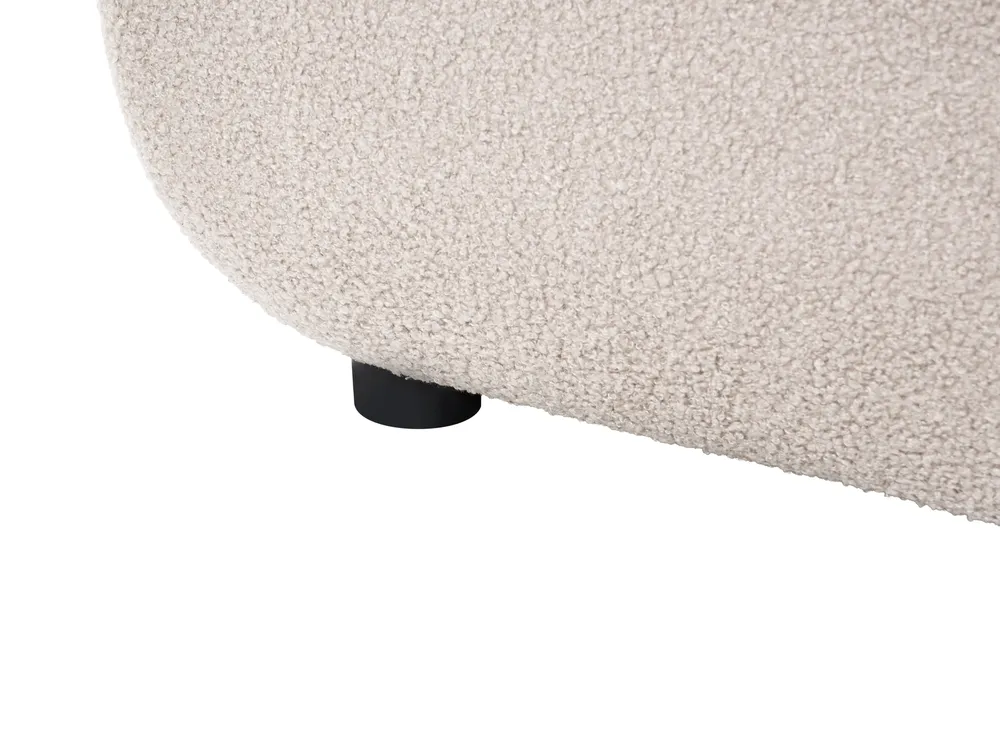 Sofa 3 Seater SALLA Boucle Beige_1058066