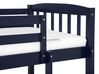 Łóżko piętrowe drewniane 90 x 200 cm niebieskie REVIN_699960