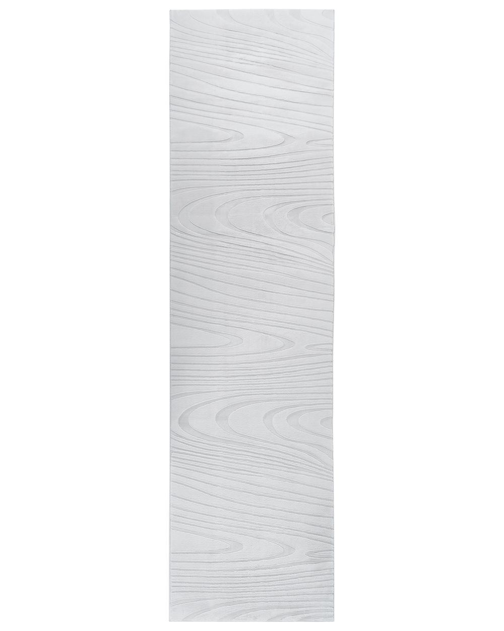 Faux Fur Rug ONTAKE Light Grey 80 x 300 cm