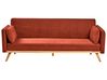 Sofa Bed ASAA Fabric Red