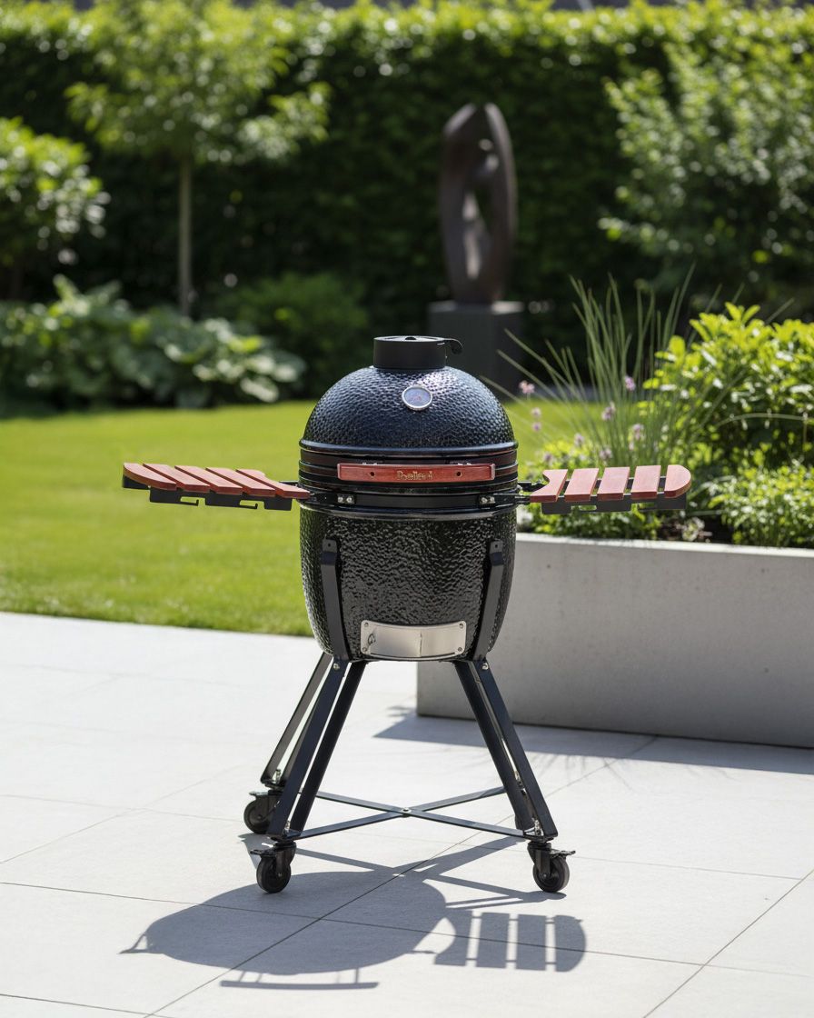 Grill węglowy KAMADO Ceramika Czarny