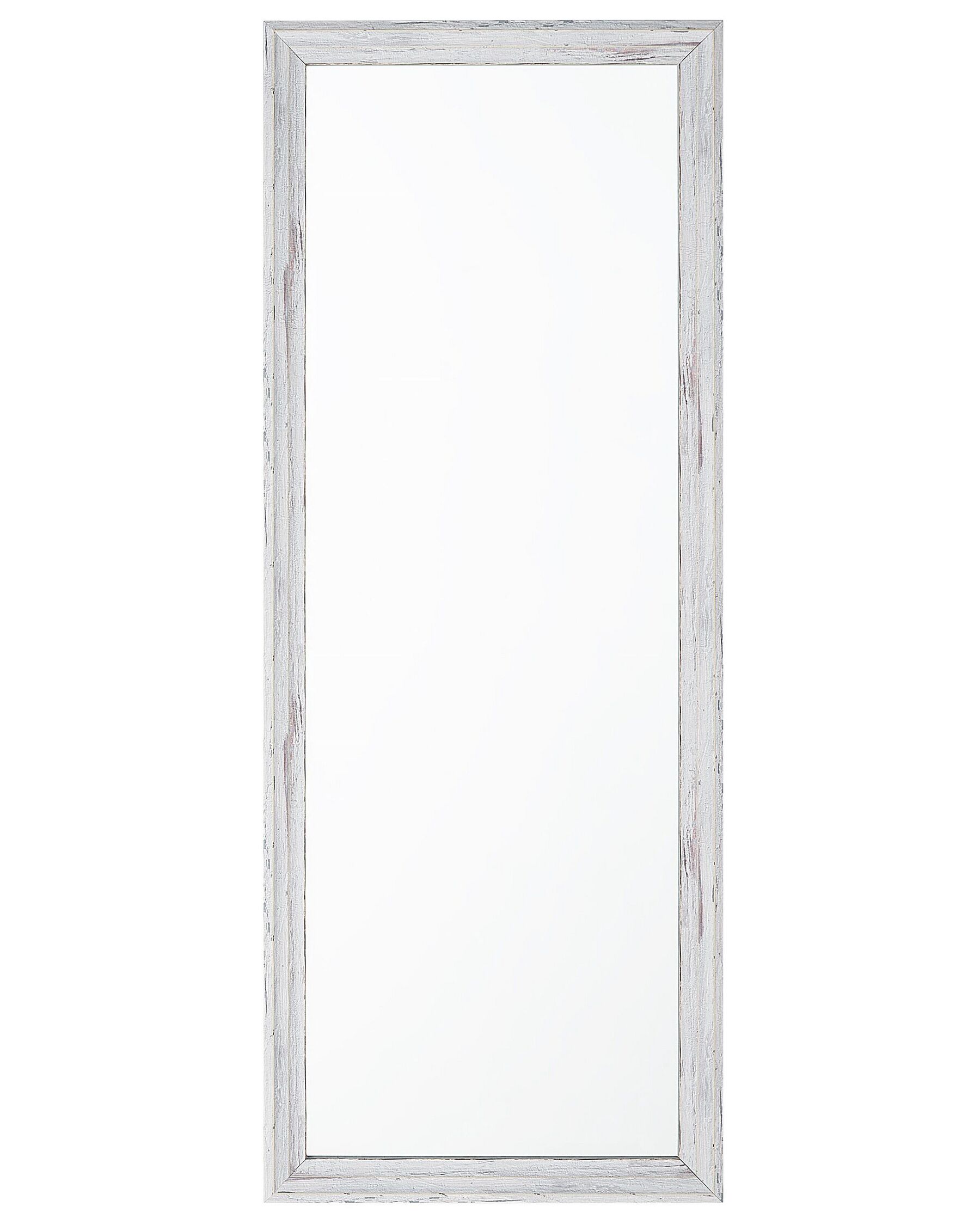Nástěnné zrcadlo s bílým rámem 50x130 cm BENON_713036