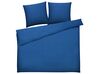 Cotton Sateen Duvet Cover Set 220 x 240 cm Blue HARMONRIDGE_815031