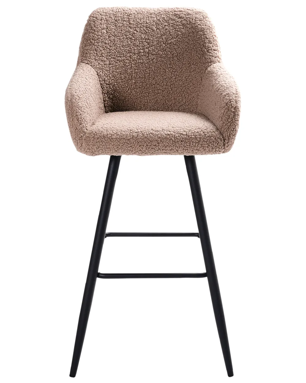 Set di 2 sedie alte CASMALIA Bouclé Tortora_956956