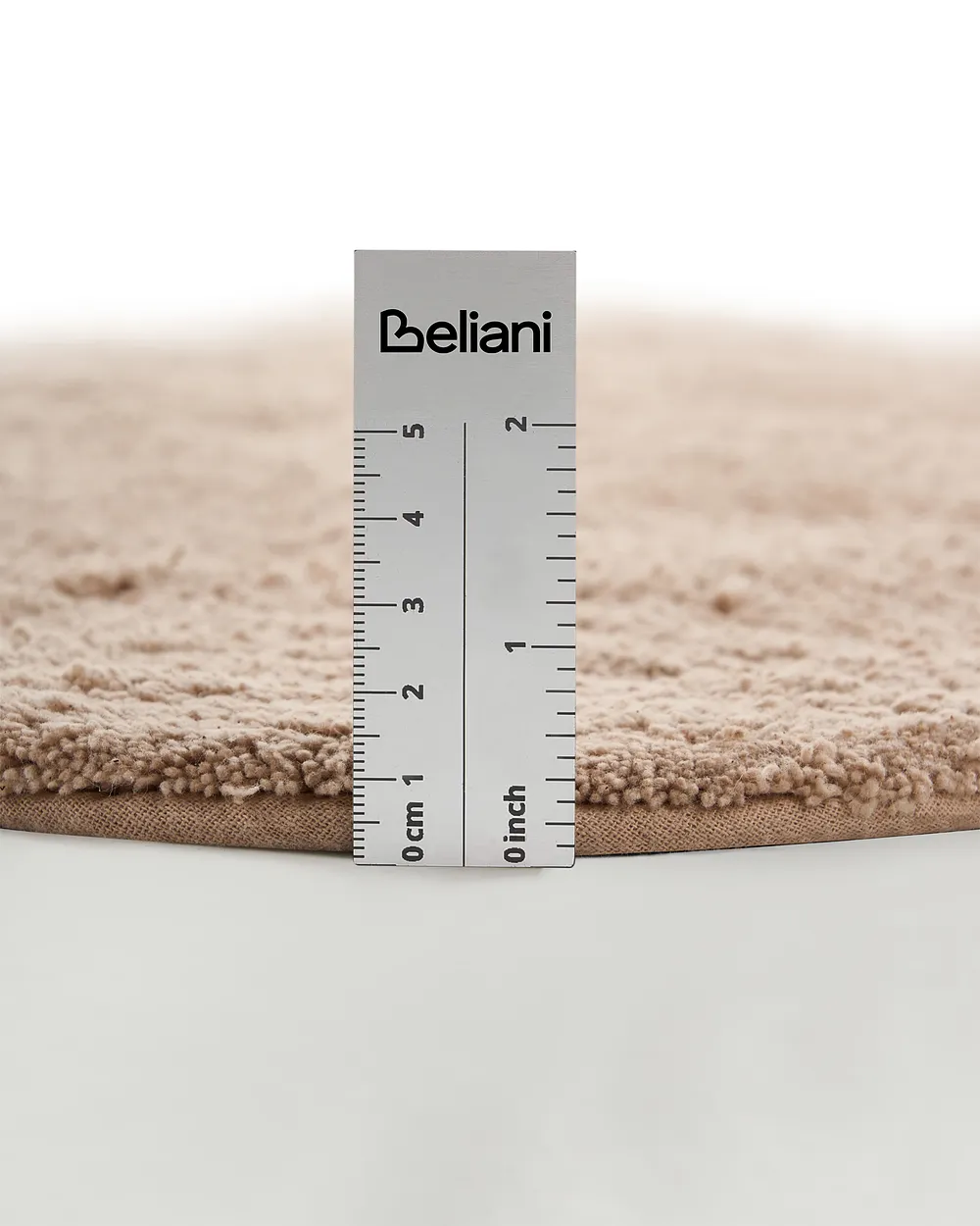 Tappeto per bambini ANEGUNDI  Marrone chiaro ø 120 cm Cotone con cuscino_1154932