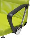 Silla de oficina reclinable de malla verde lima/negro/plateado DESIGN_692335