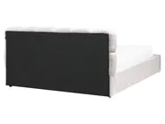 Ottoman Bed BASTON Boucle Light Beige 160 x 200 cm (EU King Size)_996989
