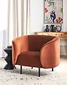 Armchair LOEN Velvet Orange