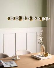 LED Pendant Lamp SORA Glass Gold_1034016