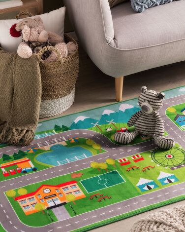 Kids Rug City Print 80 x 150 cm SEBEN