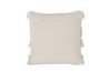 Pyntepude med kvaster 45 x 45 cm broderet beige VILLUR_756140