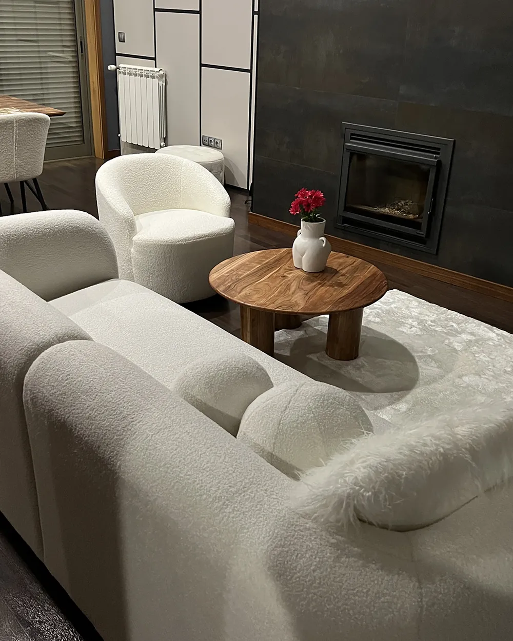 Coffee Table COLINA Acacia Wood Brown_907328