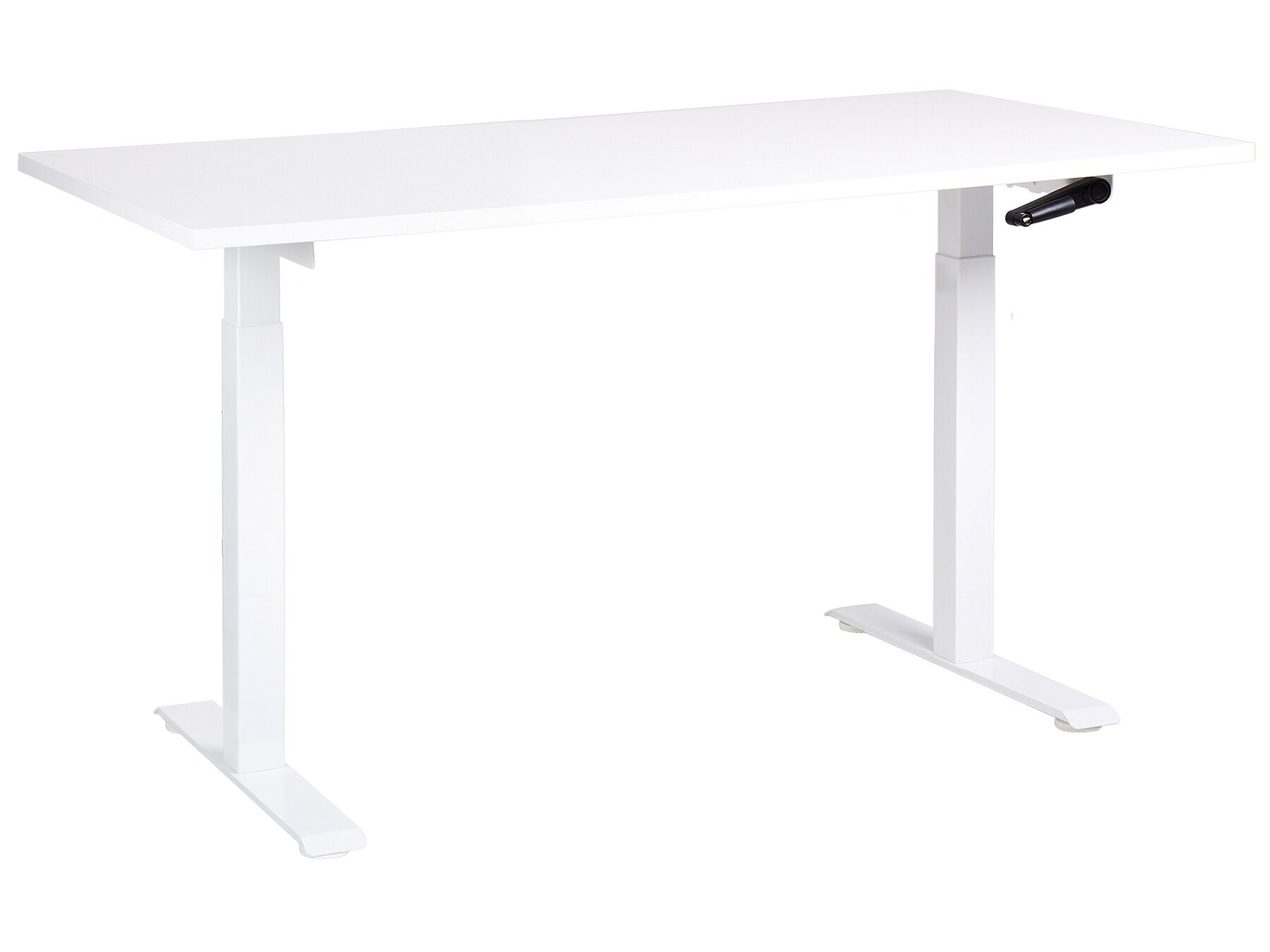 Manuálně nastavitelný psací stůl 160 x 72 cm bílý DESTINES_898812