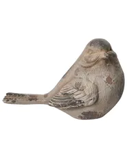 Set di 3 figure decorative da giardino ANGHIARI Uccello Beige_1054872
