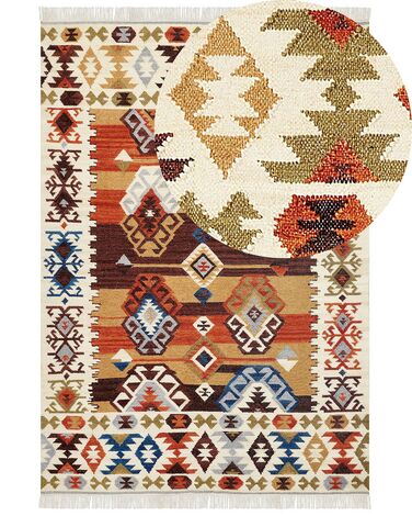 Vlnený kelímový koberec 200 x 300 cm viacfarebný VOSKETAP