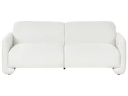 Divano 3 posti SALAND Tessuto Bianco_970932