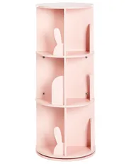 Rotating Bookshelf CANEY 94 cm Pastel Pink_949180