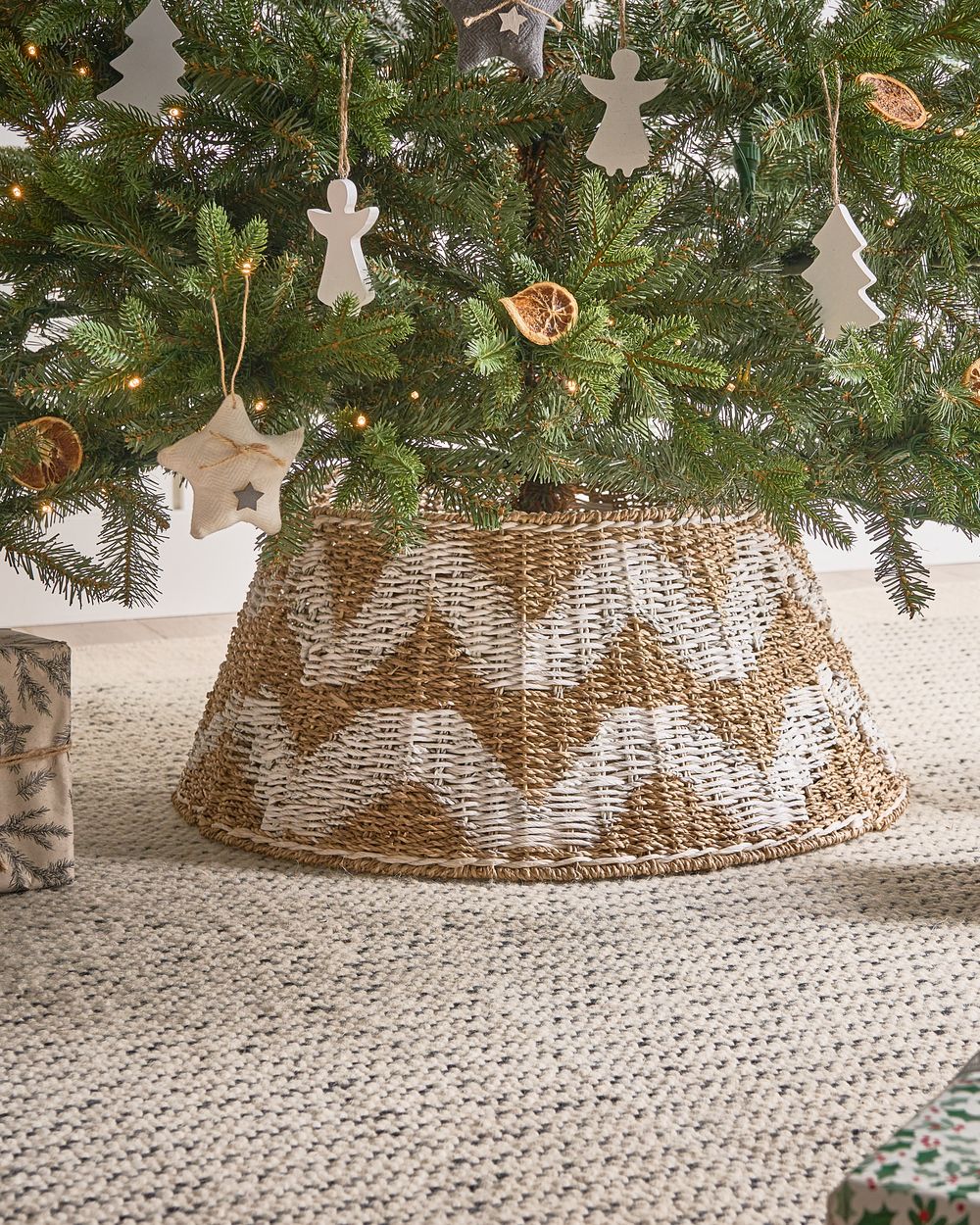 Kryt na stojan pod stromček HIVER 60 cm Morská tráva Prírodná